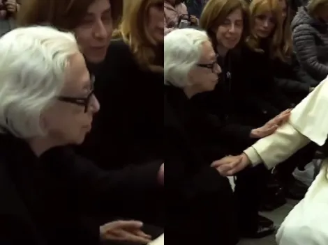 Fernanda Montenegro ganha bênção do Papa Francisco no Vaticano
