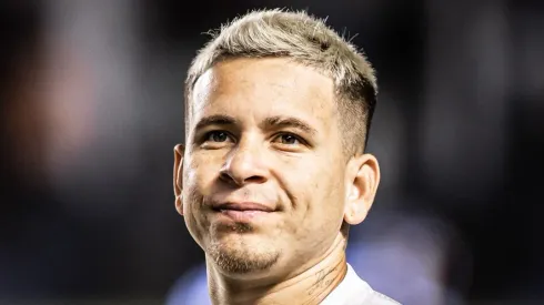 Soteldo foi emprestado por um ano ao Grêmio. Foto: Raul Baretta/ Santos FC.