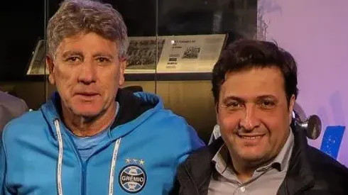 Alberto Guerra e Renato Gaúcho - Foto: Guilherme Testa/Grêmio FBPA