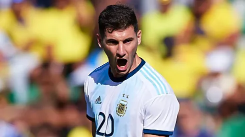 Foto: Quality Sport Images/Getty Images – Lucas Alario pela Seleção Argentina, em 2019