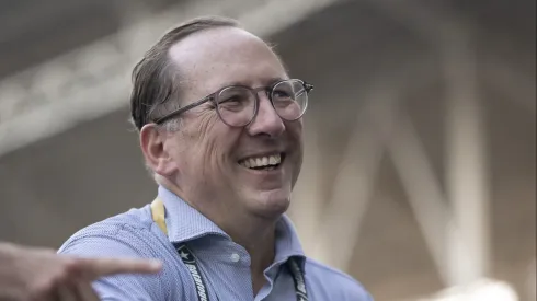 John Textor dono da Saf do Botafogo antes da partida contra o Cruzeiro no estadio Engenhao pelo campeonato Brasileiro A 2023. Jorge Rodrigues/AGIF