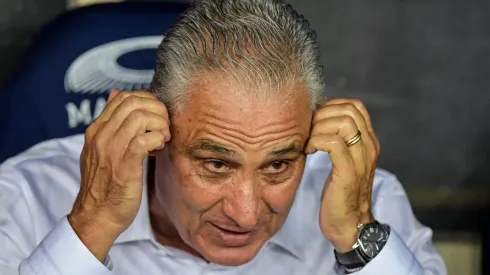 RJ - RIO DE JANEIRO - 08/11/2023 - BRASILEIRO A 2023, FLAMENGO X PALMEIRAS - Tite tecnico do Flamengo durante partida contra o Palmeiras no estadio Maracana pelo campeonato Brasileiro A 2023. Foto: Thiago Ribeiro/AGIF