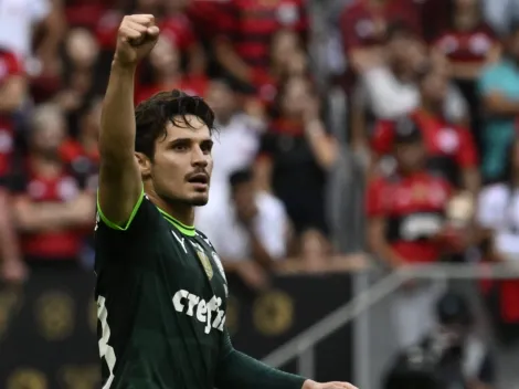 Veiga faz postagem de ano novo comemorando gol em cima do Flamengo e Palestrinos reagem