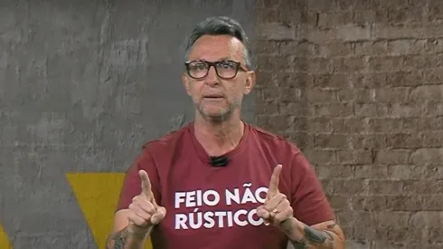 Neto durante apresentação do programa