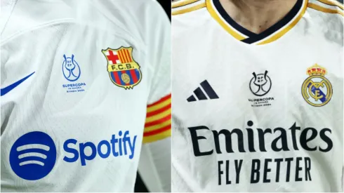 Camisas do Barcelona e do Real Madrid. Foto: Yasser Bakhsh/Getty Images