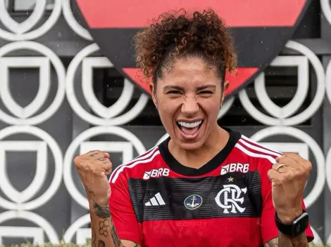 Cristiane chega ao Flamengo e é anunciada com a participação de Gabigol