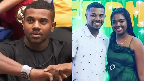 Davi Brito com a irmã - Foto: Reprodução/Record e Instagram/Davi Brito