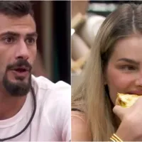 BBB 24: Nizam faz piada com compulsão alimentar de Yasmin Brunet