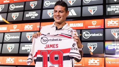 James Rodríguez, meia do São Paulo FC - Foto: Abner Dourado/AGIF