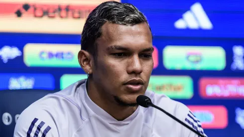 Gabriel Veron, ex-Palmeiras, virou o centro das atenções com má notícia no Cruzeiro - Foto: Gustavo Aleixo/Cruzeiro