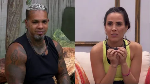 Rodriguinho e Wanessa no BBB 24. Fotos: Reprodução/Globo