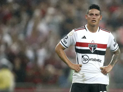 James Rodríguez é cobrado pelos torcedores do São Paulo após ausência confirmada para o Majestoso