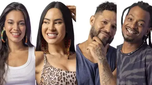 Emparedados no quinto paredão do BBB 24 - Foto: Globo
