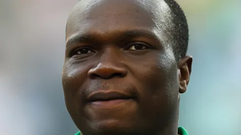 Foto: Dean Mouhtaropoulos/Getty Images - Aboubakar pela Seleção Camaronesa, em 2017