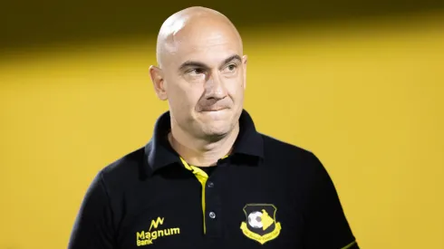 Marcio Zanardi tecnico do Sao Bernardo durante partida contra o Ypiranga no estadio Primeiro de Maio pelo campeonato Brasileiro C 2023. Foto: Abner Dourado/AGIF