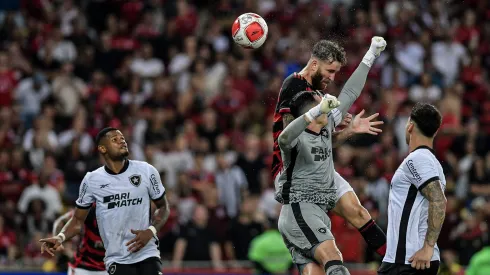 Flamengo vence o clássico diante do Botafogo. Foto: Thiago Ribeiro/AGIF