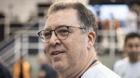 Foto: Raul Baretta/Santos FC - Marcelo Teixeira durante as eleições presidenciais do Santos
