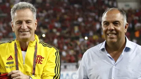 Landim e Braz, dirigentes do Fla
(Foto: Wagner Meier/Getty Images)