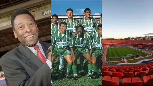 10 curiosidades sobre o Paulistão_ Pelé, Palmeiras e Morumbi. Foto: Getty Images; Divulgação/Palmeiras