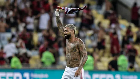 Gabigol ficou pra trás na luta pela titularidade no Flamengo. Foto: Thiago Ribeiro/AGIF