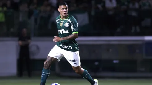 Kaiky Naves atuando no Palmeiras durante o Campeonato Brasileiro de 2023. Foto: Marcello Zambrana/AGIF