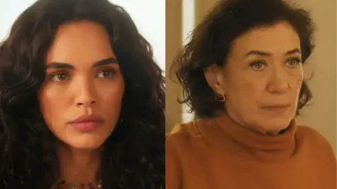 Luna (à esquerda) e Bebel (à direita) em Fuzuê. Reprodução/Globo