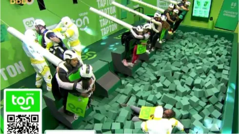 Foto: Brothers concentrados para a prova do líder - Reprodução/ Rede Globo