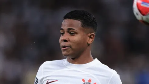 Wesley durante partida do Paulistão. Foto: Ettore Chiereguini/AGIF