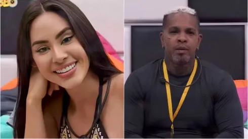 Isabelle e Rodriguinho no BBB 24 - Fotos: Reprodução/Rede Globo.