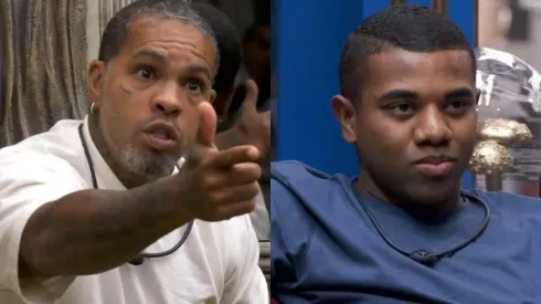 Rodriguinho (esquerda) e Davi (direita) - Fotos: Reprodução/Globo