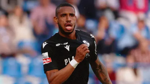 André Silva comemora gol pelo Vitória de Guimarães diante do Vizela, pela Liga Portugal 2024 - Foto: Divulgação/VSC