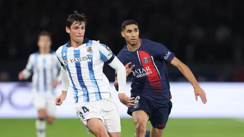 PSG tem vantagem na primeira metade da eliminatória contra a Real Sociedad (Foto: Alex Pantling/Getty Images)