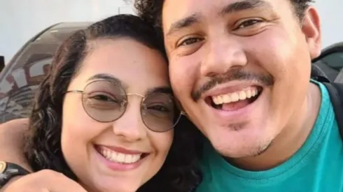 Camila Moura com o agora ex-marido, Lucas Buda, confinado no BBB 24 - Foto: Instagram