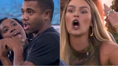 Fotos: Yasmin à (esquerda) - Davi e Leidy à (direita) - Reprodução/ Rede Globo