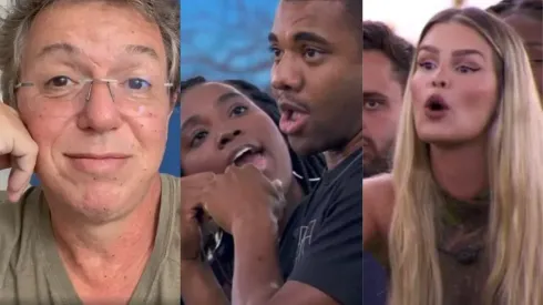 Boninho curte post opinando sobre confusão envolvendo Davi, Leidy e Yasmin - Foto 1: Reprodução/Instagram de Boninho | Foto 2: Reprodução/Globo