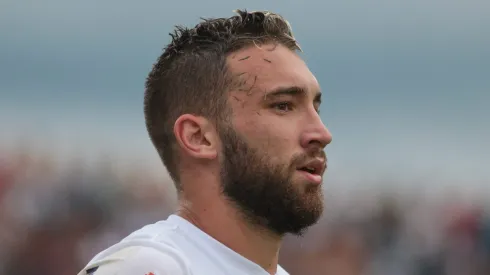 Léo Ortiz em partida pelo Red Bull Bragantino, em 2023.