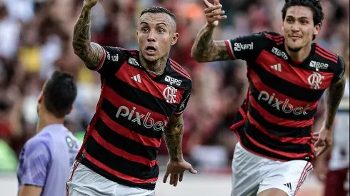 Cebolinha e Pedro marcaram contra o Fluminense. Foto: Thiago Ribeiro/AGIF