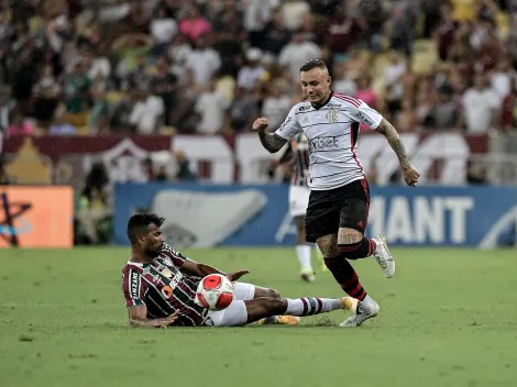 Thiago Santos é expulso no Fla x Flu e torcida do Fluminense critica defensor
