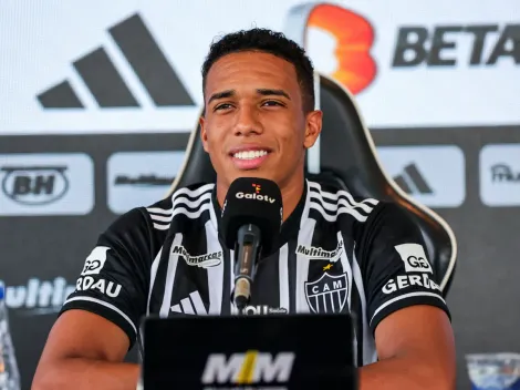 Palacios é apresentado no Atlético, revela como prefere jogar e rasga elogios a Felipão: "Lenda"