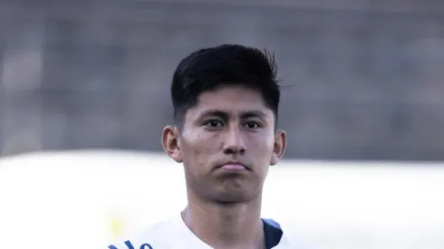 Miguelito durante partida contra o Botafogo no estadio Vila Belmiro pelo campeonato Brasileiro A 2023.