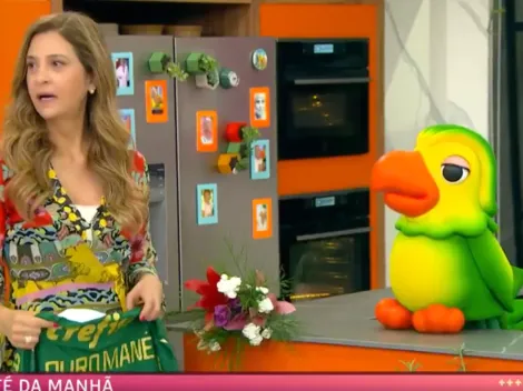 Louro Mané deixa Leila Pereira sem graça com camisa do Palmeiras; Assista!