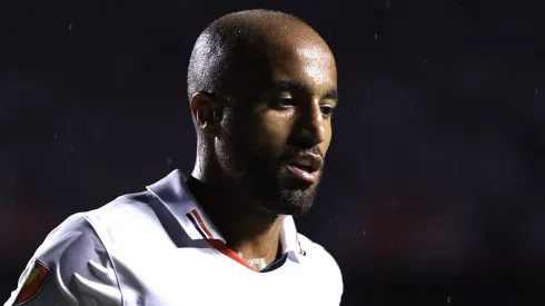 Lucas Moura abordou projeção do Tricolor para temporada após eliminação do Paulistão - Foto: Marcello Zambrana/AGIF