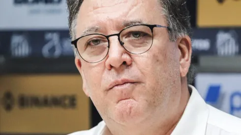 Marcelo Teixeira, presidente do Santos, pode tirar reforço do Corinthians