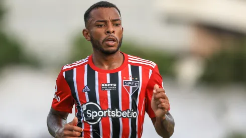 Welington, do São Paulo, durante partida contra o Santo André, pelo Paulistão 2023 - Foto: Marcello Zambrana/AGIF