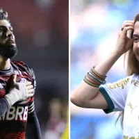 Leila Pereira admite interesse em Gabigol, do Flamengo