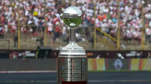 A Taça da Copa Libertadores da América na decisão de 2019 em que o Flamengo derrotou o River Plate, da Argentina, em Lima, no Peru, no dia 23/11. Foto: Alexandre Vidal / Flamengo
