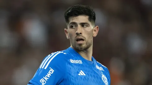 Rossi durante a partida que o tornou o goleiro com mais minutos seguidos sem ser vazado. Foto: Jorge Rodrigues/AGIF