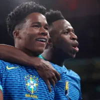 Câmera flagra ‘tapa’ de Bellingham em Endrick em tom de brincadeira dos futuros companheiros de Real Madrid