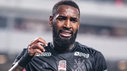 Gerson em partida do Flamengo contra o Sampaio Corrêa/RJ, no Mangueirão, pelo Campeonato Carioca, dia 31/01/2024.