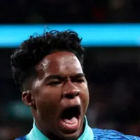 Endrick responde Gabigol e torcida do Palmeiras brinca: \'Trabalhando para trazer ao Verdão\'